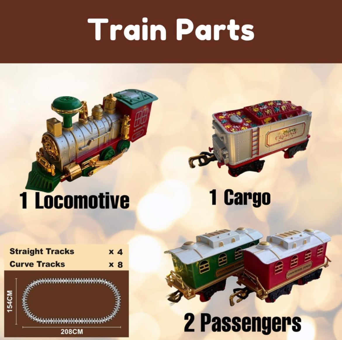 Choo Choo Toy Train with Track, Super Train Toys Choo Choo Vintage Train with Smoke Toy Set, Sound and Real Smoke with Flashlight