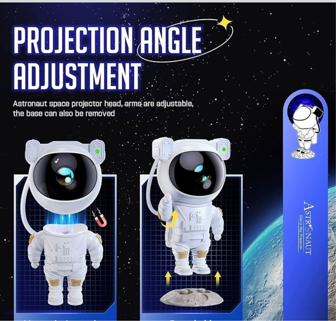 Galaxy Astronaut Projector Lamp