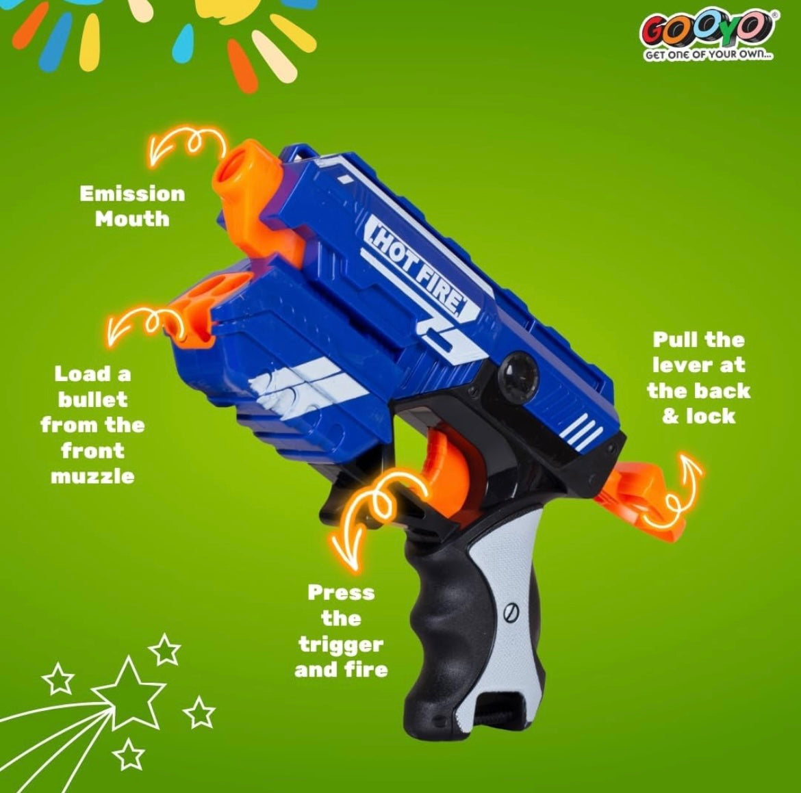 Blaze Storm Bullet Toy Gun